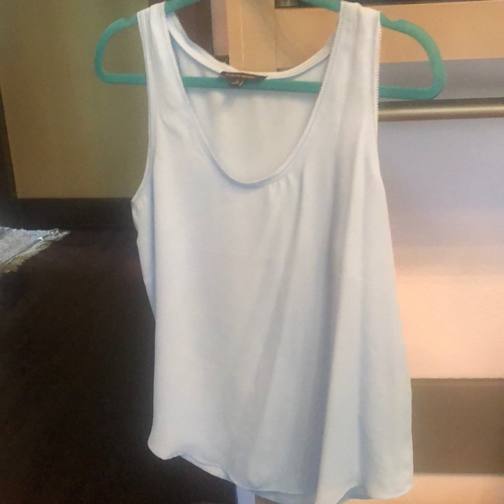 Banana Republic light blue sleeveless shell